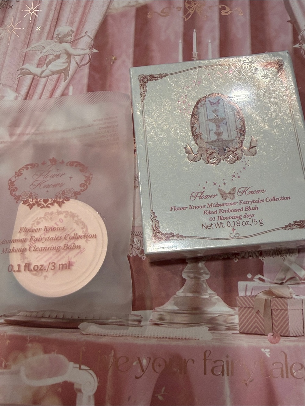 Flower Knows Embossed Blush + Balm Sample
